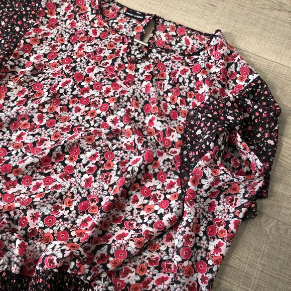 Cute floral top casual summer blouse plus size - Picture 5 of 5